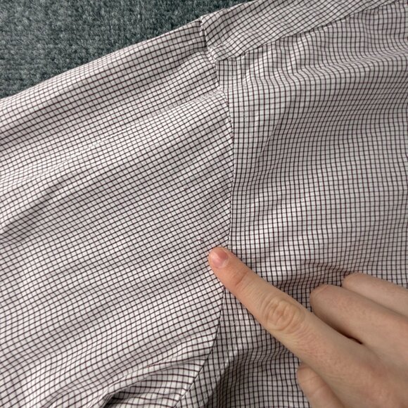 Brooks Brothers Red Check 17.5 6/7 Cotton Button-Down Regent Non-Iron Men Shirt - Picture 14 of 16